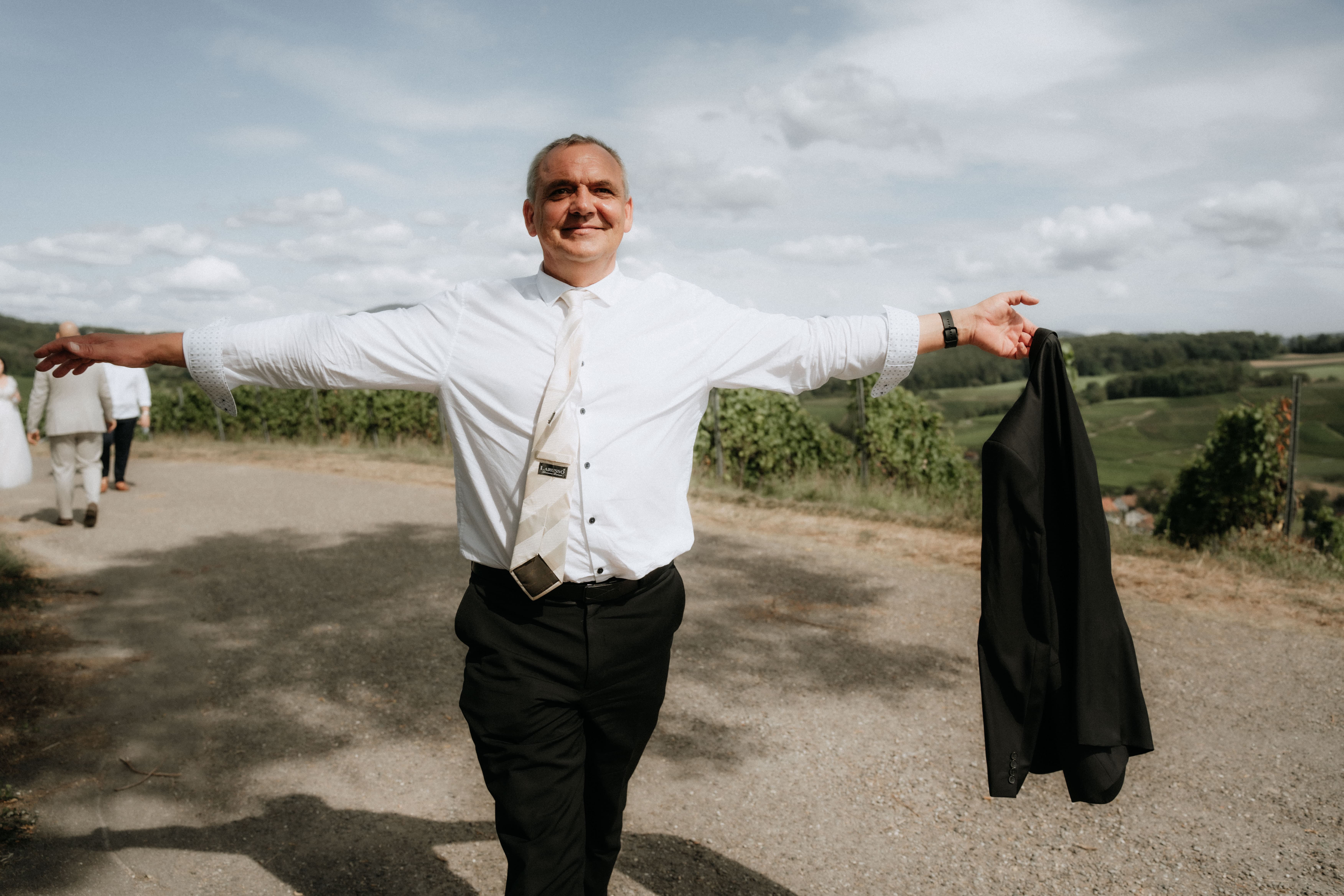 Mathias in Feierlaune